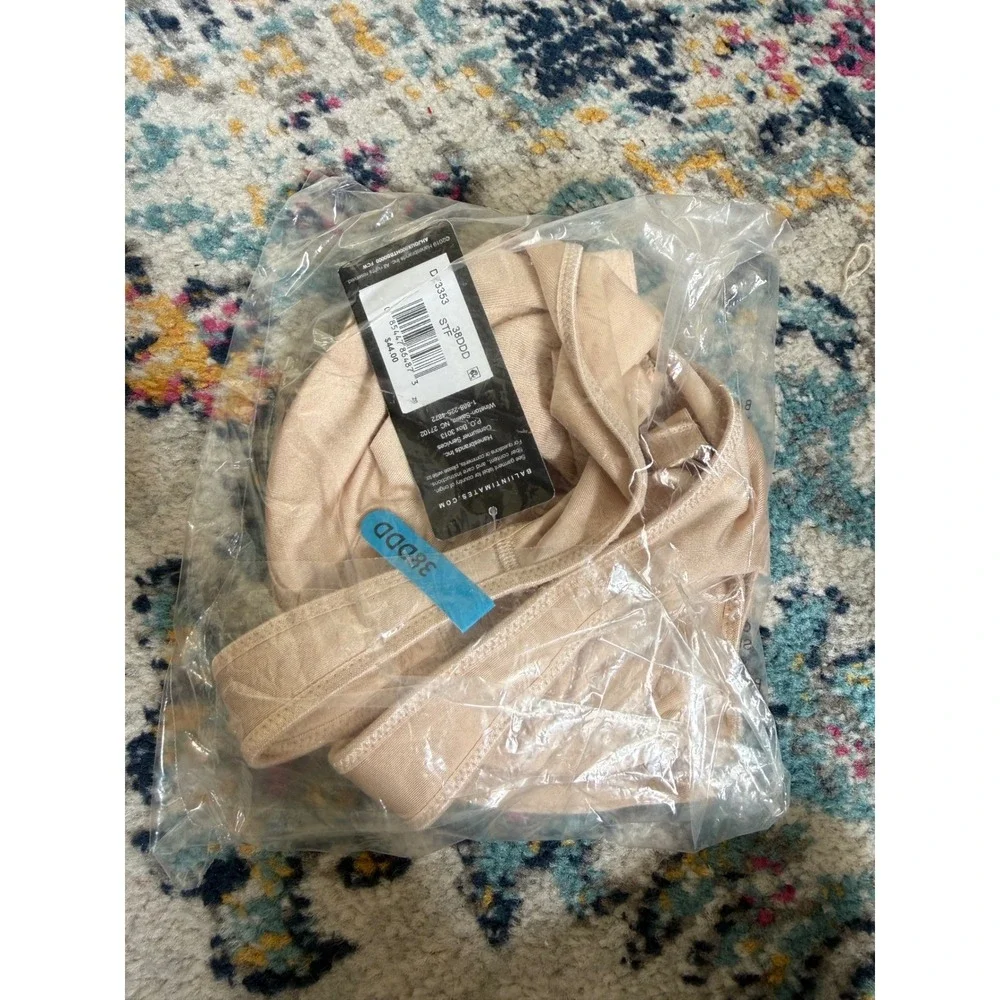 Bali Lift Underwire Bra 38DDD Nude Beige Full Coverage NWT $44 Retail‎